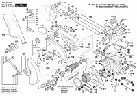 Bosch 0 601 B20 541 GCM 10 S Compound Mitre Saw 110 V / GB Spare Parts GCM10S